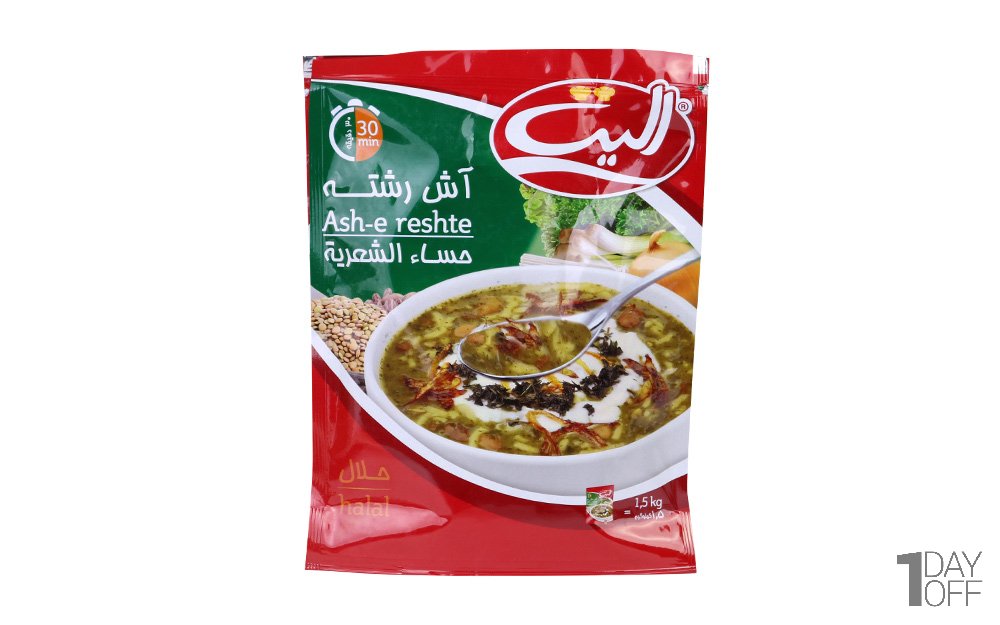  آش رشته الیت مقدار 180 گرم
