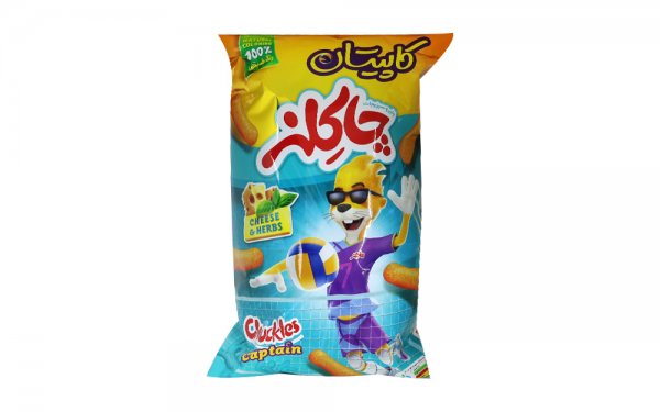 اسنک پنیر و سبزیجات کاپیتان چاکلز مقدار 50 گرم