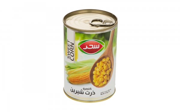 کنسرو ذرت‌شیرین سحر مقدار 410 گرم
