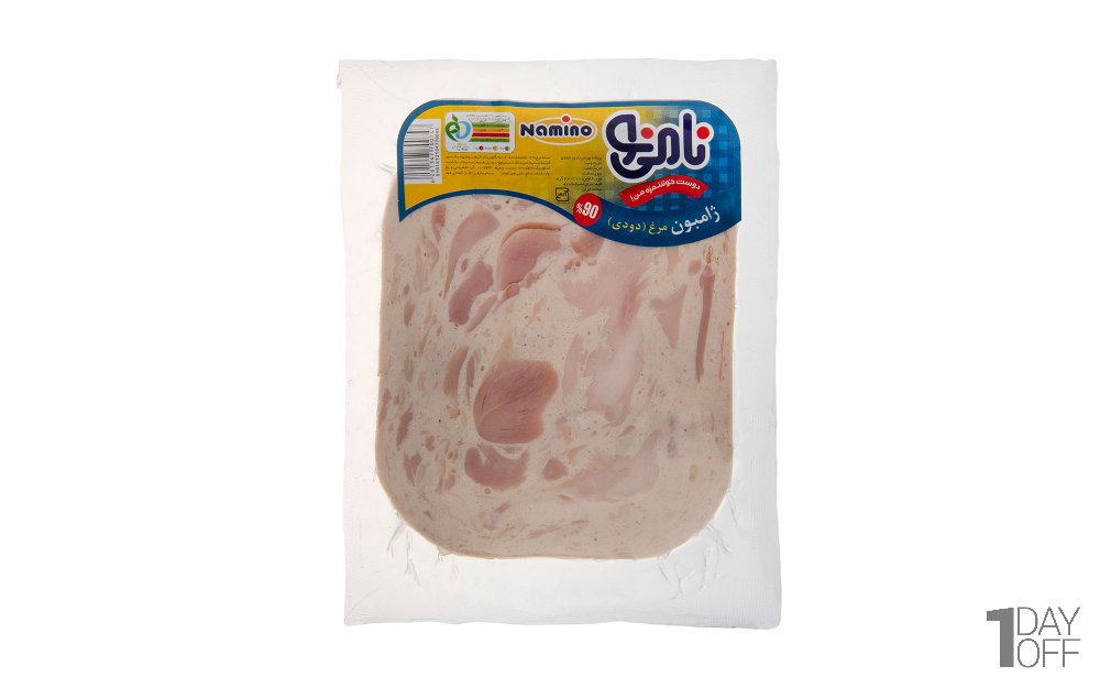ژامبون مرغ دودی 90% نامی‌نو مقدار 200 گرم 