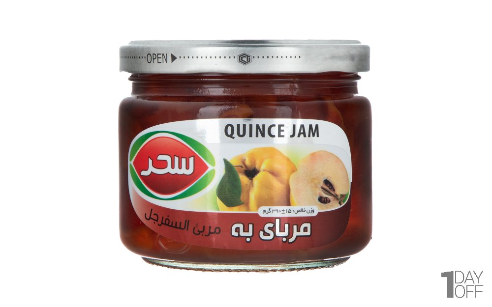 مربا به سحر مقدار 390 گرم