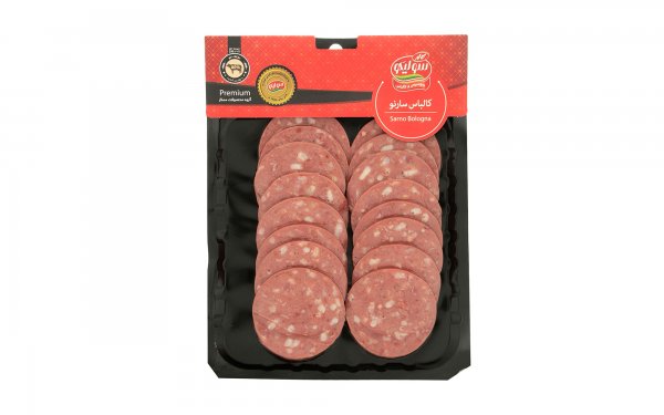 کالباس سارنو 80% گوشت قرمز سولیکو کاله مقدار 250 گرم