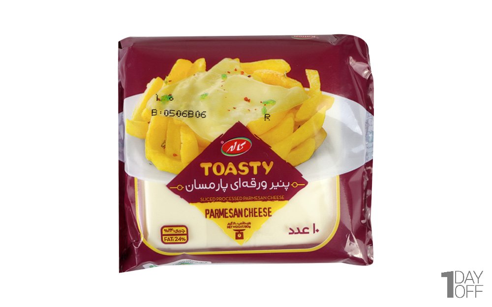پنیر ورقه‌ای پارمسان کاله مقدار 180 گرم