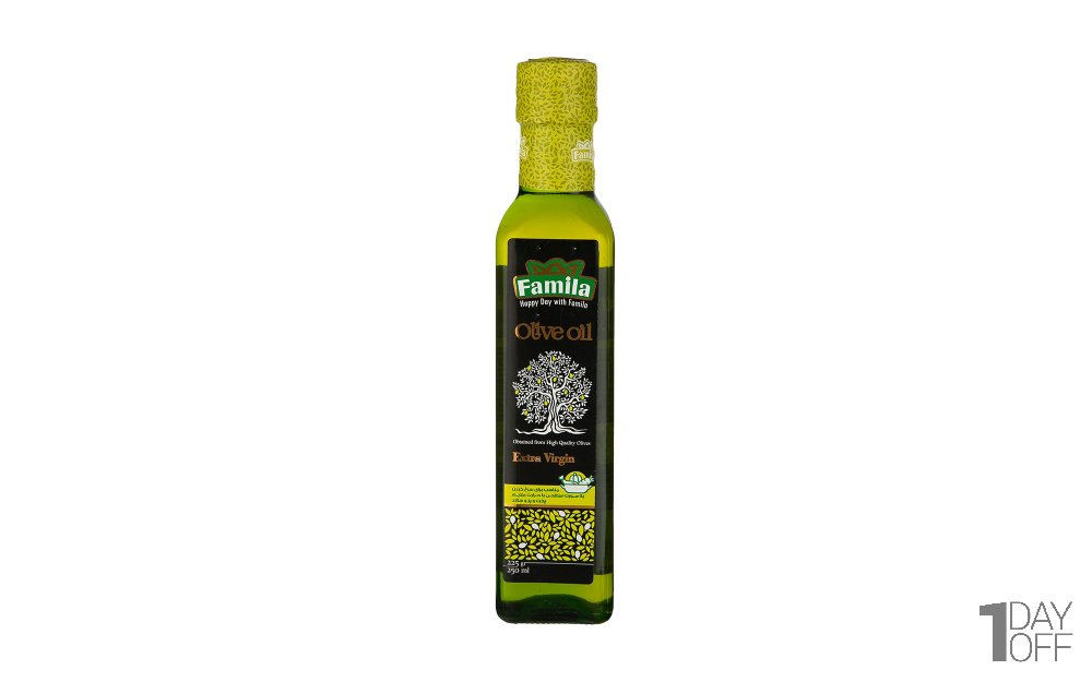 روغن زیتون فرابکر فامیلا مقدار 250 میلی‌لیتر 
