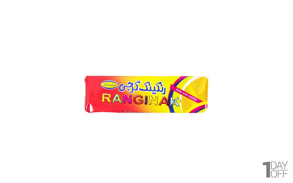 ویفر رنگینک گرجی مقدار 15 گرم