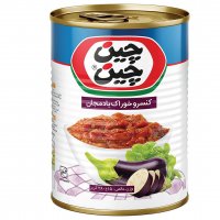 کنسرو خوراک بادمجان چین‌چین مقدار 380 گرم
