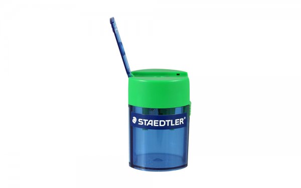 تراش استدلر (Staedtler) مدل 512-006 نوع مخزن‌دار رنگ سرمه‌ای شفاف 