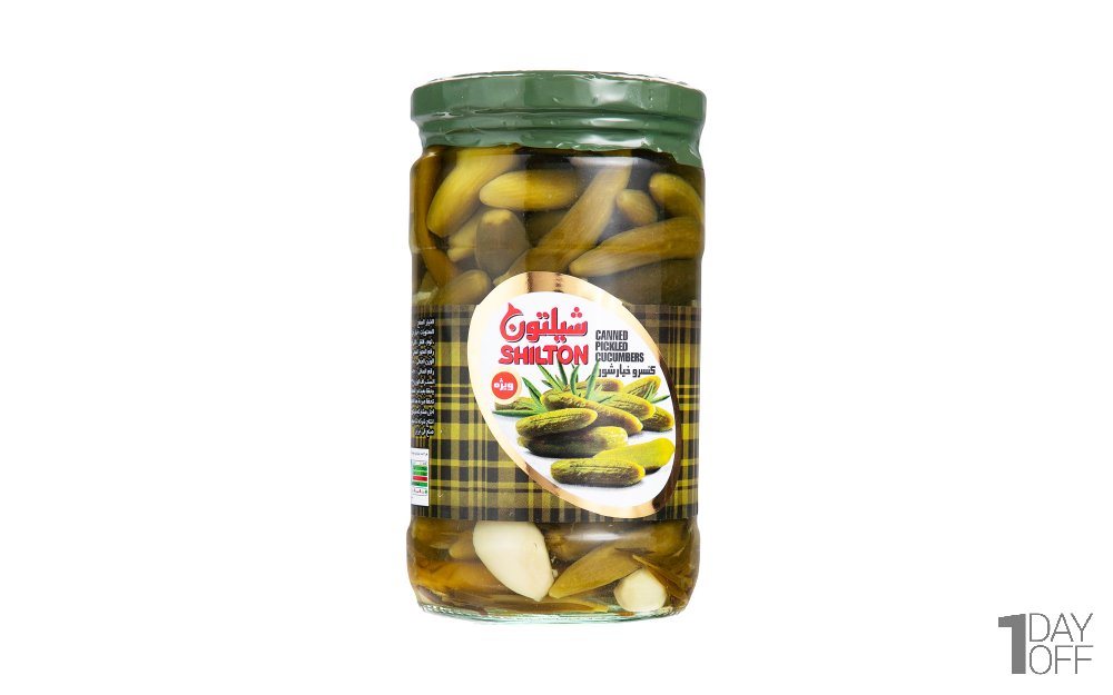 کنسرو خیارشور ویژه شیلتون مقدار 650 گرم