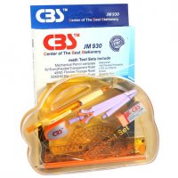 ست ریاضی سی‌بی‌اس (CBS) مدل JM 930 نوع ژله‌ای رنگ نارنجی
