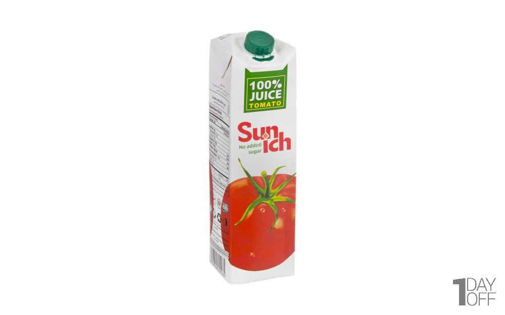آب گوجه‌فرنگی سن‌ایچ مقدار 1 لیتر