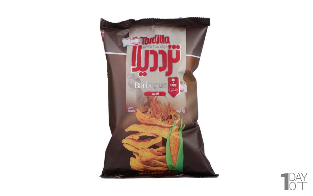 چیپس ذرت با طعم تنوری ترددیلا مقدار 100 گرم