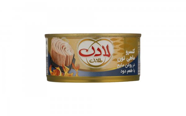 کنسرو ماهی تون در روغن‌ مایع با طعم دود لادن مقدار 180 گرم 