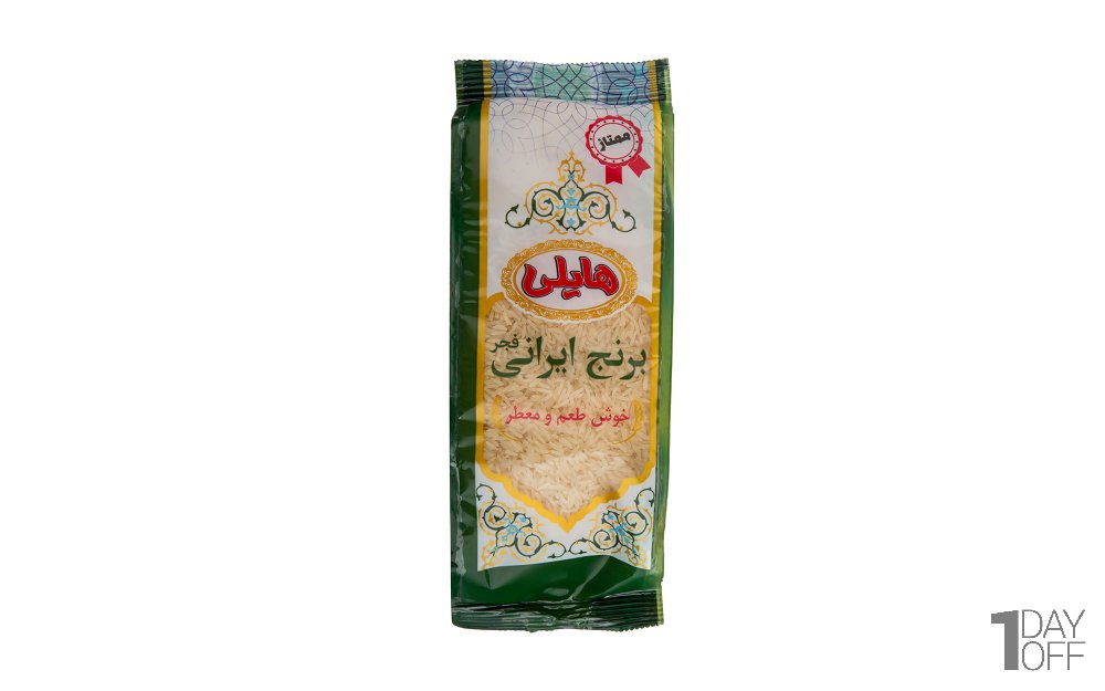 برنج ایرانی فجر هایلی مقدار 900 گرم  