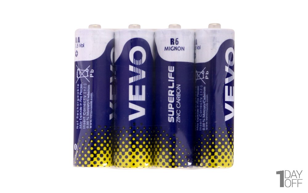 باتری قلمی ویوو (Vevo) مدل Zinc Carbon