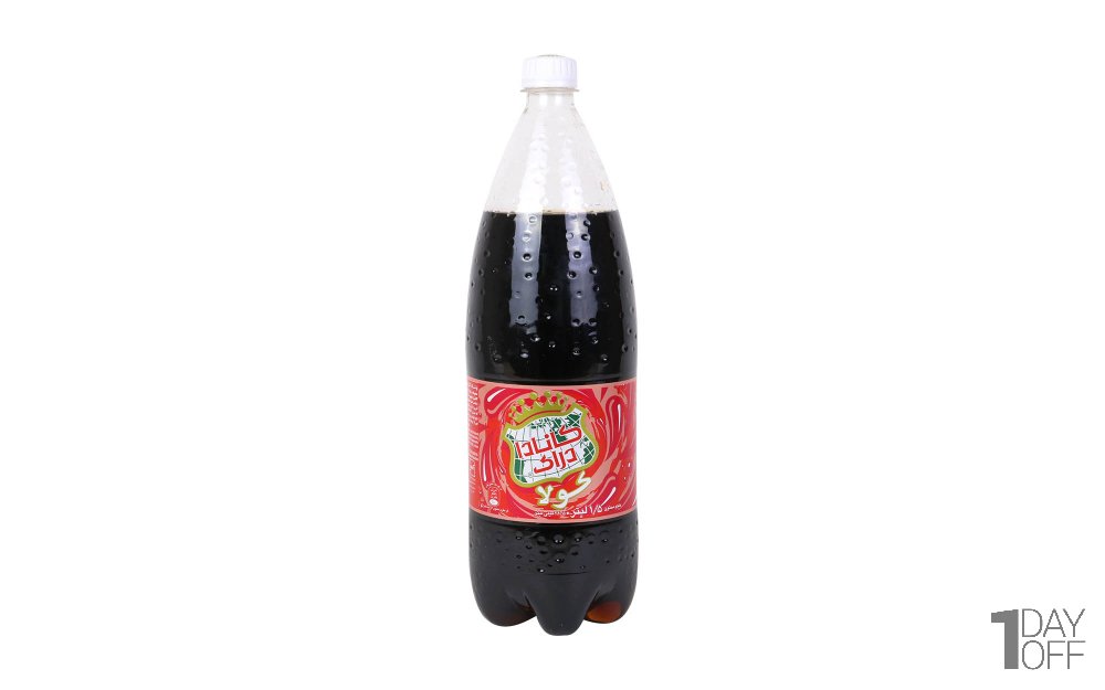 نوشابه گازدار با طعم کولا کانادا درای مقدار 1.5 لیتر