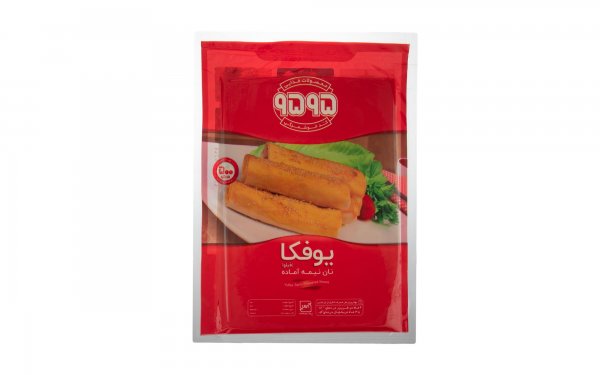 نان یوفکا مستطیلی نیمه آماده منجمد 9595 مقدار 500 گرم