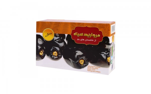 خرما مضافتی مروارید سیاه مقدار 600 گرم