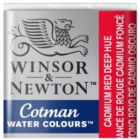 قرص آبرنگ وینزور (Winsor) سری Cotman رنگ CAD RED DEEP HUE