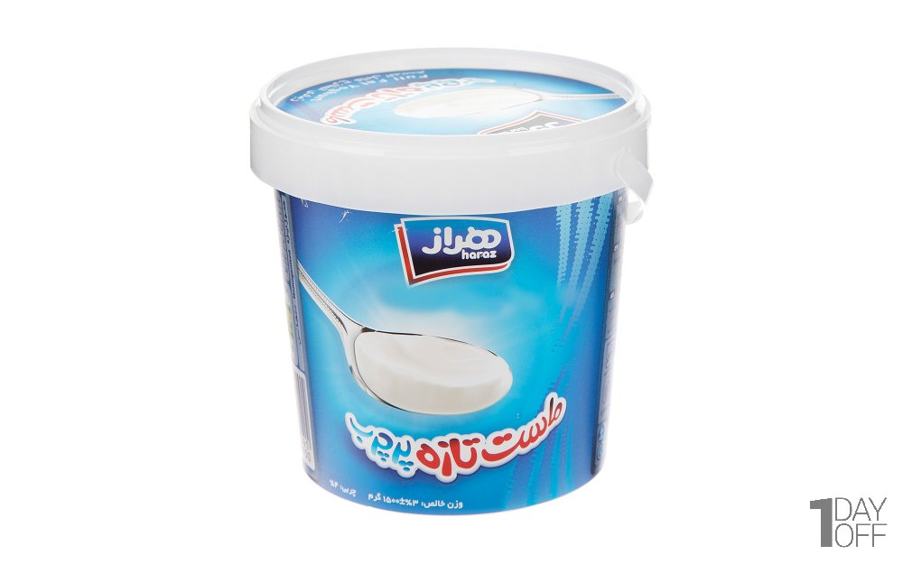 ماست پرچرب هراز مقدار 1.5 کیلوگرم