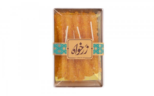 نبات زعفرانی چوبی کریستالی زرخواه بسته 10 عددی