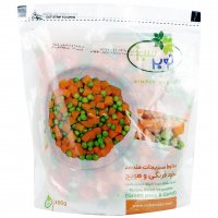 مخلوط سبزیجات هویج و نخودفرنگی منجمد نوبرسبز 400 گرم
