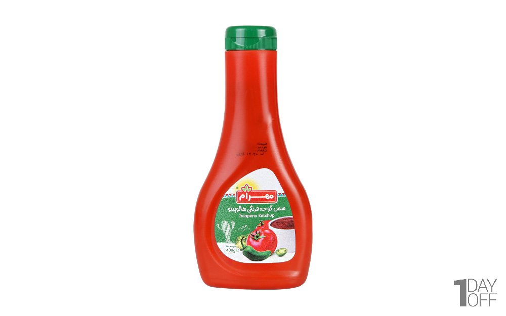 سس گوجه‌فرنگی هالوپینو مهرام مقدار 400 گرم