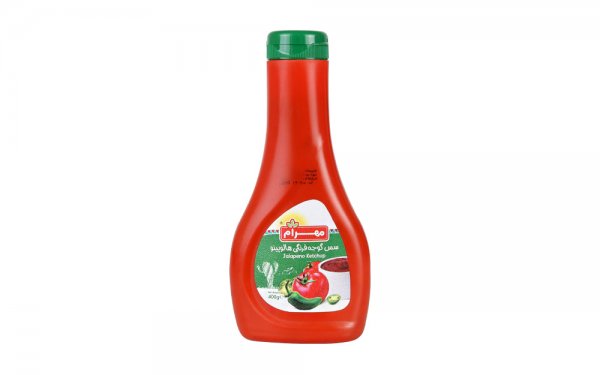 سس گوجه‌فرنگی هالوپینو مهرام مقدار 400 گرم