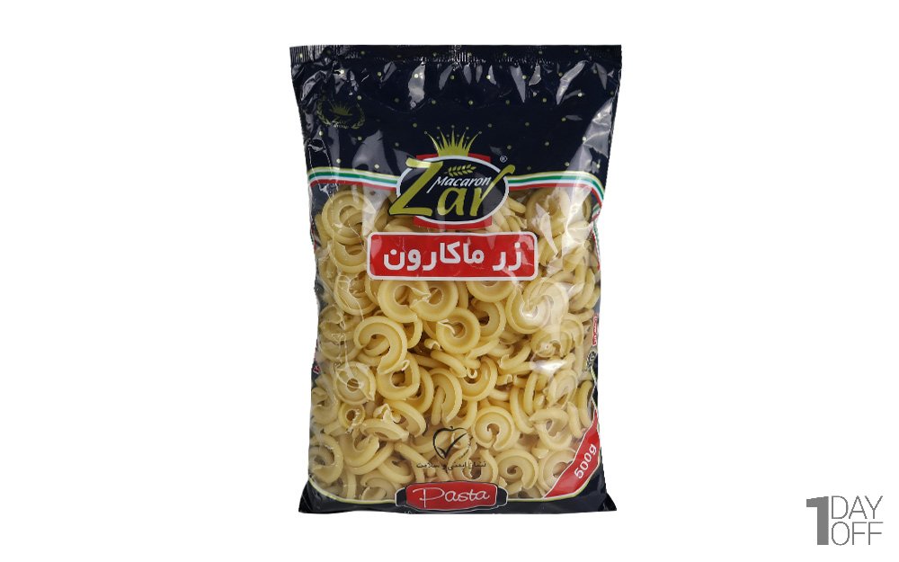 ماکارونی فرمی زر ماکارون مدل دیسک مقدار 500 گرم