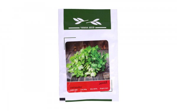 بذر گشنیز (Coriander) وانیا آذر سبزینه کد S32 مقدار 30 گرم