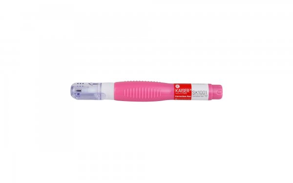 غلط‌گیر قلمی کایزر (KAISER) رنگ صورتی مدل SK1001 مقدار 7 میلی‌لیتر
