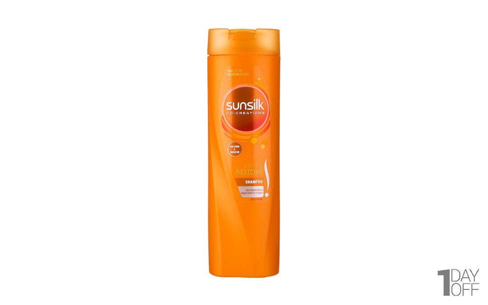 شامپو موهای آسیب‌دیده سان سیلک (Sunsilk) مقدار 350 میلی‌لیتر