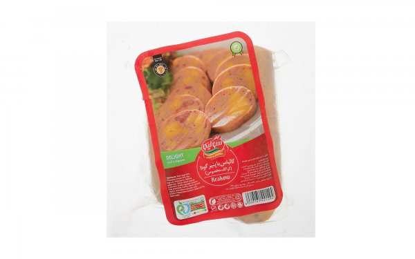 کراکف مخصوص کالباس با پنیر گودا 60% گوشت قرمز سولیکو کاله مقدار 300 گرم