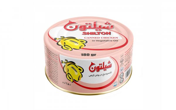 کنسرو مرغ در روغن شیلتون مقدار 180 گرم