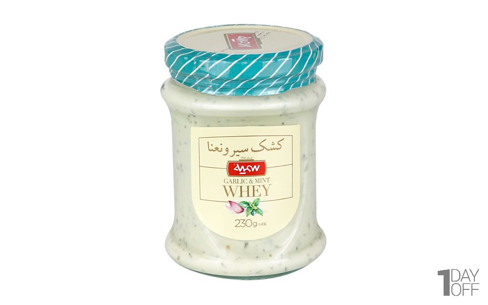 کشک سیر و نعنا سیمه مقدار 230 گرم