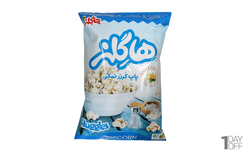 ذرت بوداده نمکی هاگلز چاکلز مقدار 45 گرم