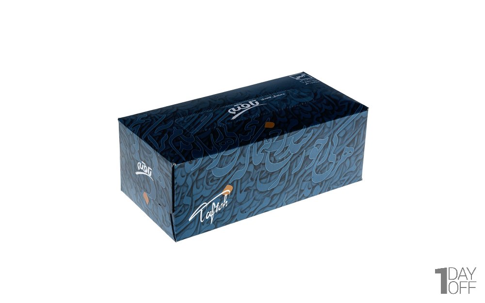 دستمال کاغذی دولایه تافته طرح مولانا بسته 150 برگ