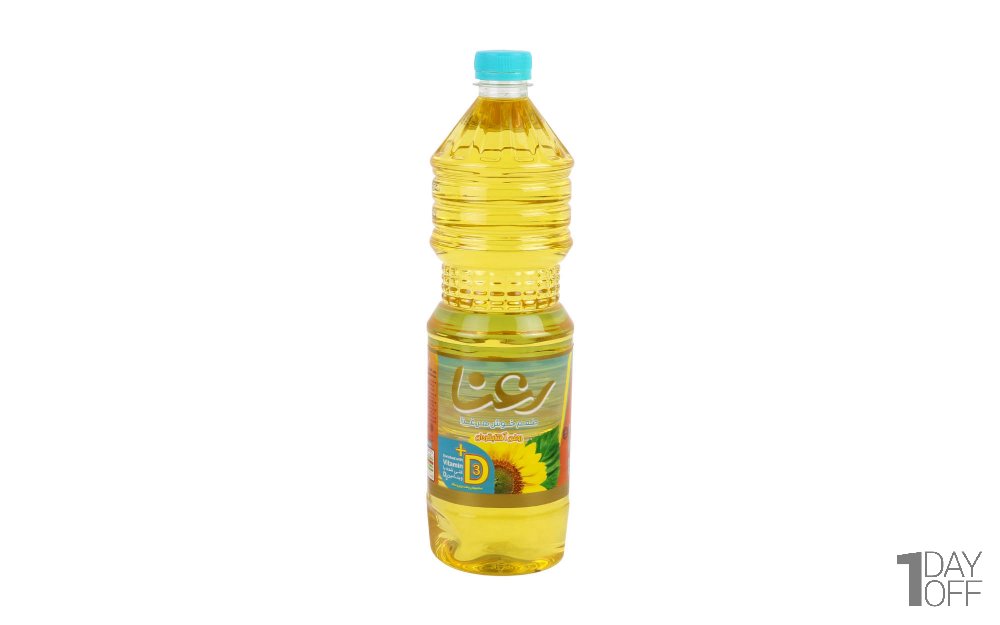 روغن مایع آفتاب‌گردان رعنا 900 میلی‌لیتر