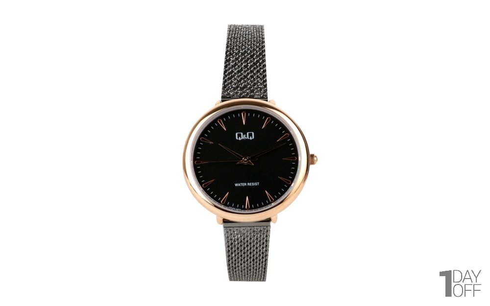 ساعت کیو اند کیو (Q&Q) مدل QC35J402Y بند فلزی