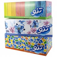 دستمال کاغذی 150 برگ دو لایه تنو
