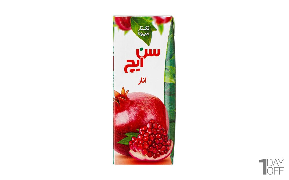  نکتار انار سن‌ایچ مقدار 200 میلی‌لیتر