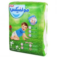 پوشک کامل بچه مولفیکس سایز 4 بسته 40 عددی