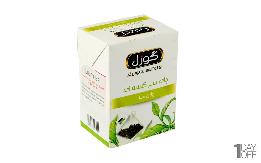 چای سبز کیسه‌ای گوزل بسته 20 عددی