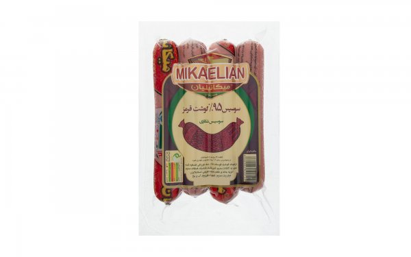 سوسیس شکاری 95% گوشت قرمز میکائیلیان مقدار 260 گرم