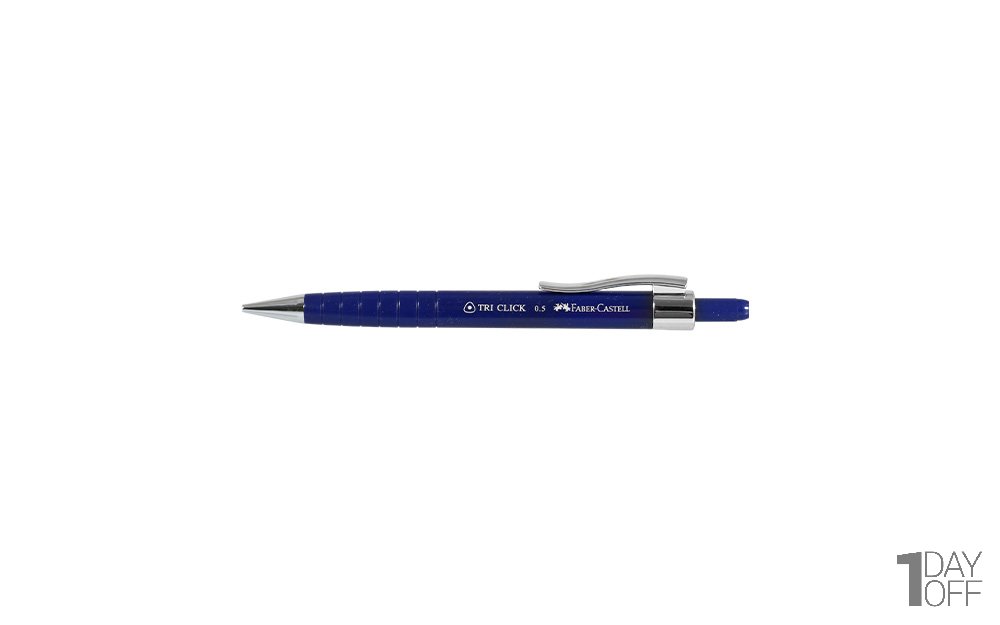  مداد نوکی 0.5 میلی‌متری فابر کاستل (Faber Castell) مدل Tri Click رنگ سرمه‌ای 