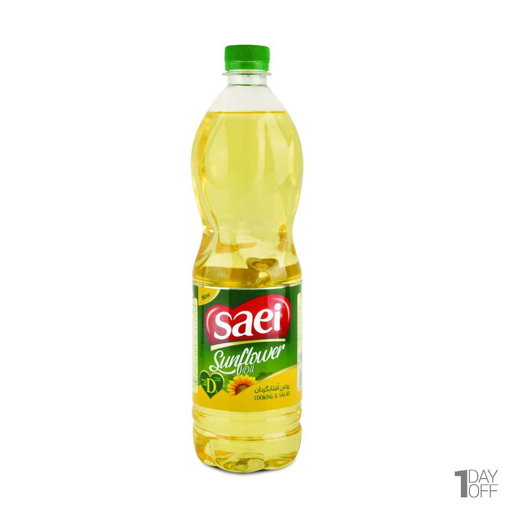 روغن آفتابگردان پخت و پز ساعی مقدار 900 میلی‌لیتر (انقضا 2 تیر 1405)