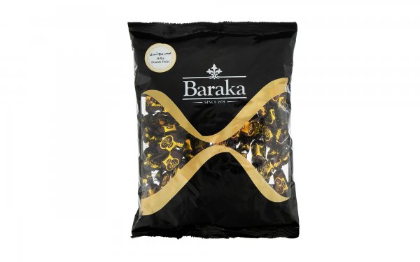 شکلات شیری دو سر پیچ باراکا مقدار 900 گرم