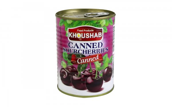 کمپوت آلبالو خوشاب مقدار 350 گرم