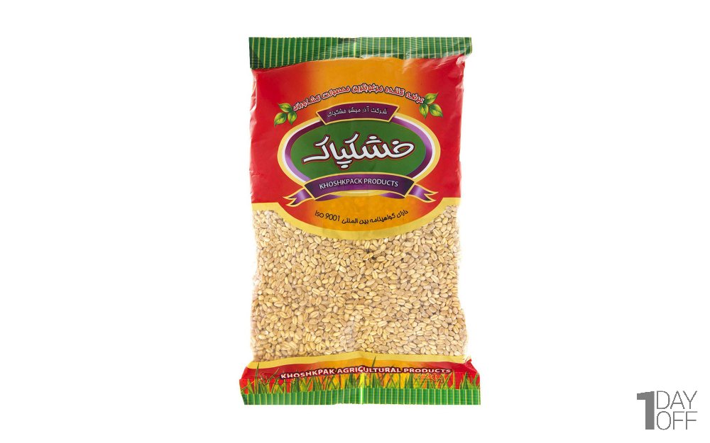 گندم پوست کنده خشکپاک مقدار 900 گرم
