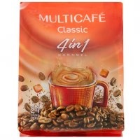  پودر قهوه فوری 1 در 4 کلاسیک مولتی‌کافه 24 عددی