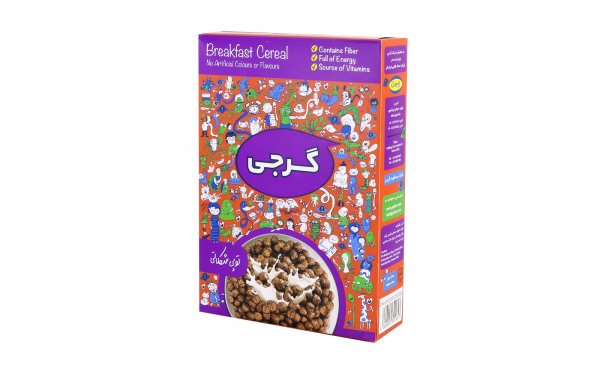 غلات شکلاتی توپی گرجی مقدار 300 گرم